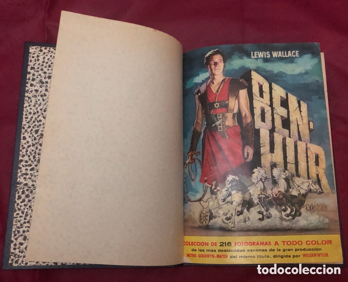 Coleccionismo &Aacute;lbum: BEN-HUR.-ALBUM DE CROMOS COMPLETO-EDITORIAL BRUGUERA-A&Ntilde;O 1960.