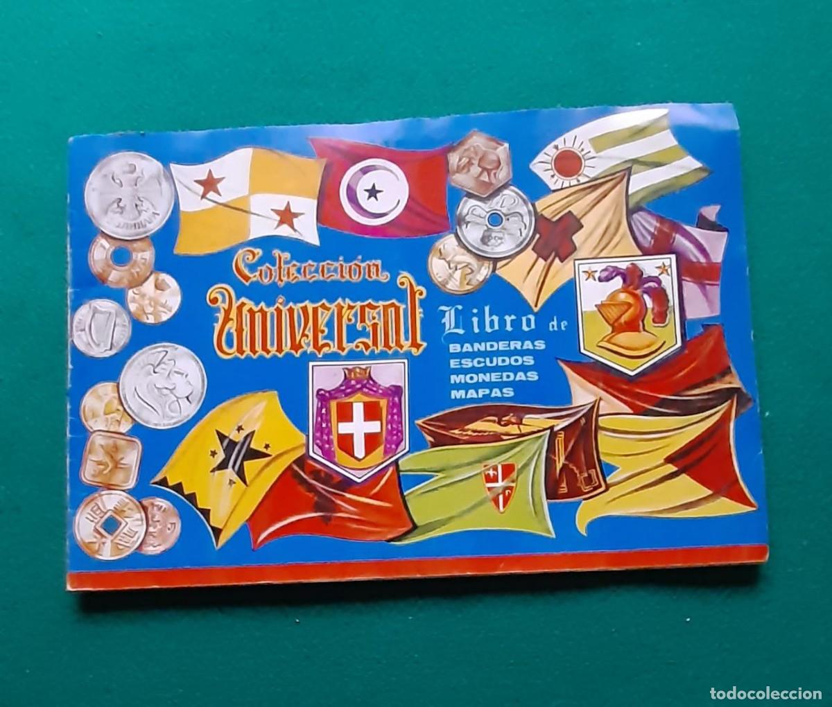 Colecionismo Caderneta: ALBUM CROMOS COLECCION UNIVERSAL - LIBRO DE BANDERAS - Y CARNET NUMERADO DE COLECCIONISTA 1962