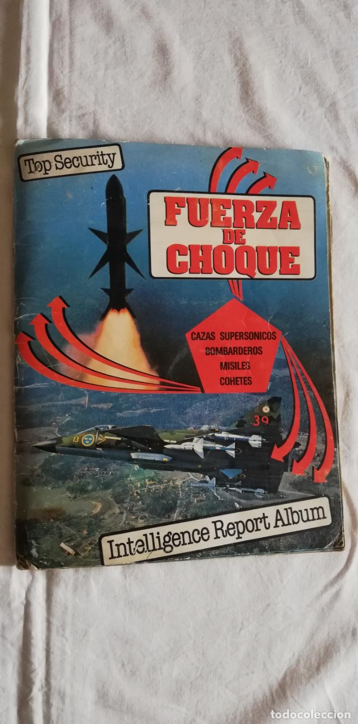 Coleccionismo &Aacute;lbum: ANTIGUO ALBUM DE CROMOS FUERZA DE CHOQUE (completo con todos los cromos)