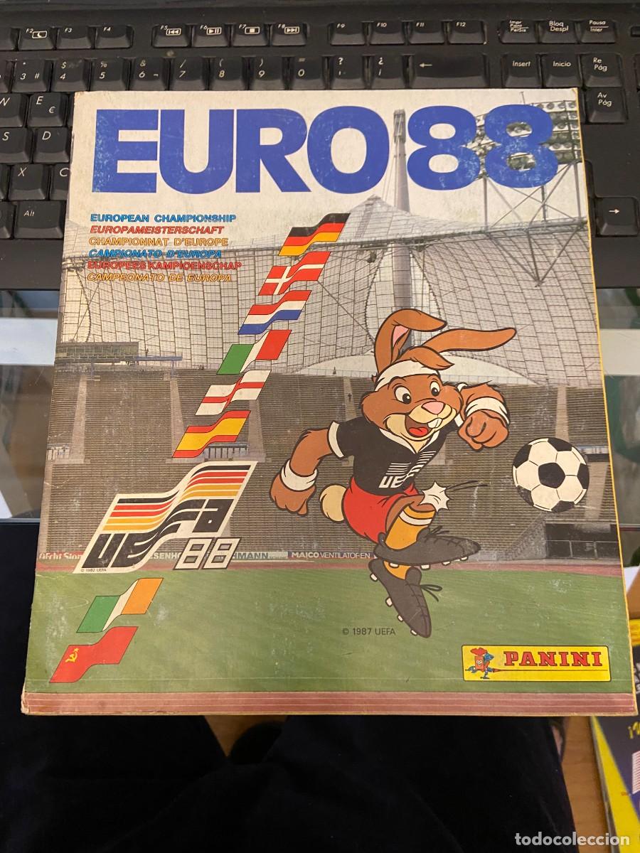Coleccionismo &Aacute;lbum: EURO 88 PANINI COMPLETO A FALTA DE TRES MASCOTAS 37-40 Y 44 MUY BUEN ESTADO