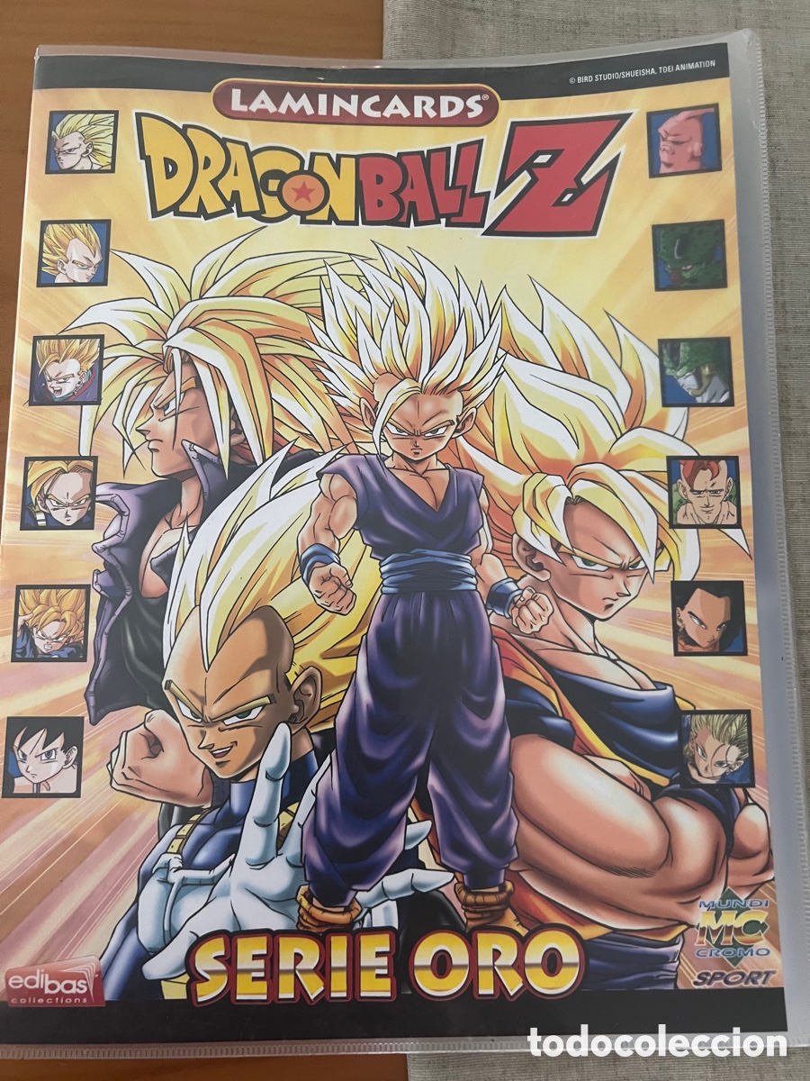 ALBUM DRAGON BALL Z SUPER METALIZADO + SET COMPLETO