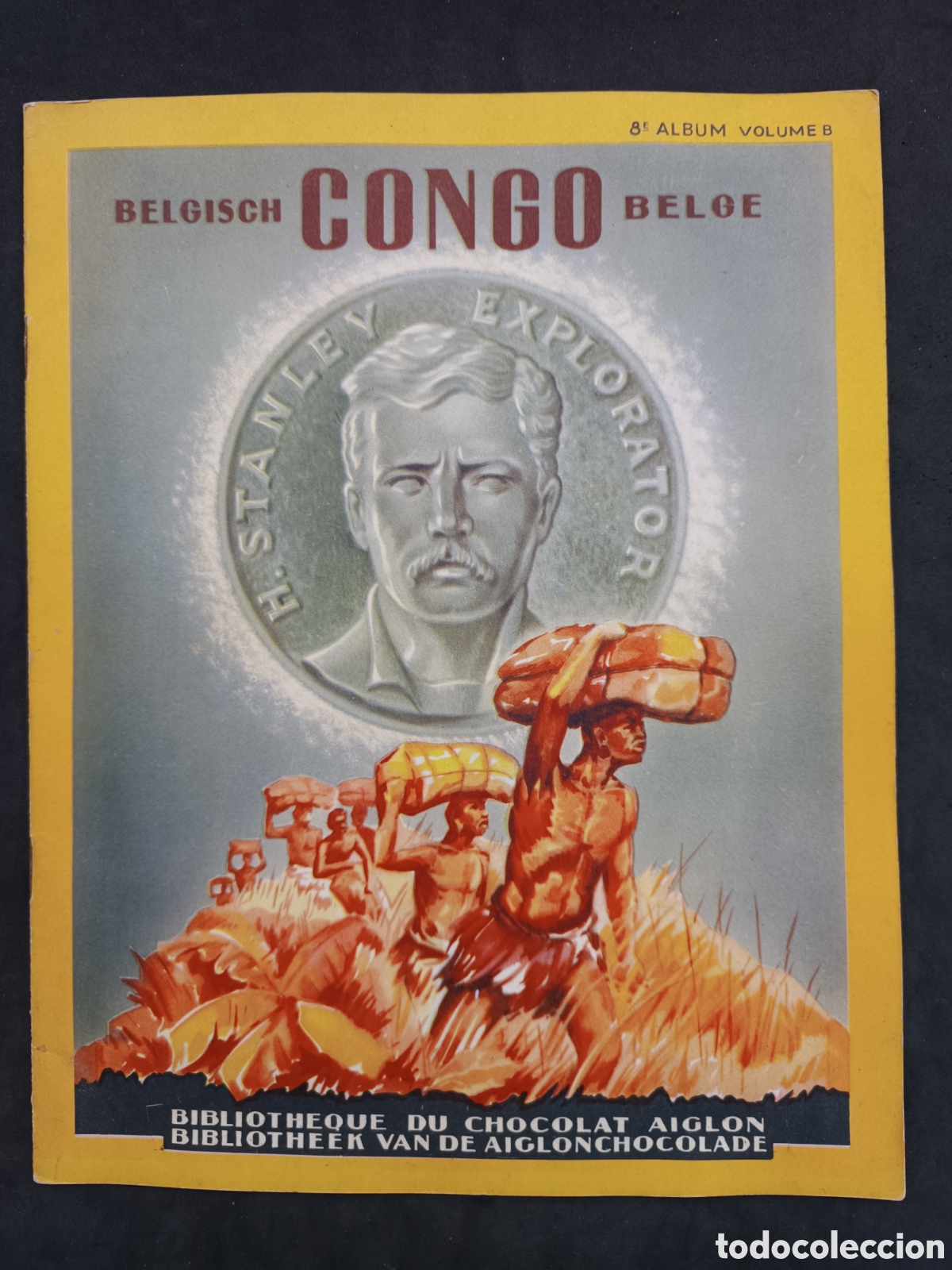 Coleccionismo &Aacute;lbum: Album completo Congo chocolates Aiglon, en franc&eacute;s, buen estado