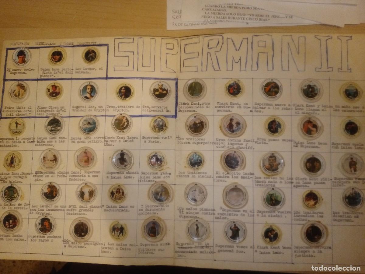Coleccionismo &aacute;lbum: Superman II Coca cola chapas completo - Foto 1