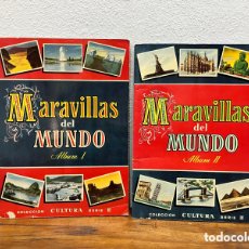 Coleccionismo Álbum: MARAVILLAS DEL MUNDO I Y II - COMPLETOS - COLECCIÓN CULTURA SERIE III - EDICIÓN ESPECIAL 6 PTAS.. Lote 400629354
