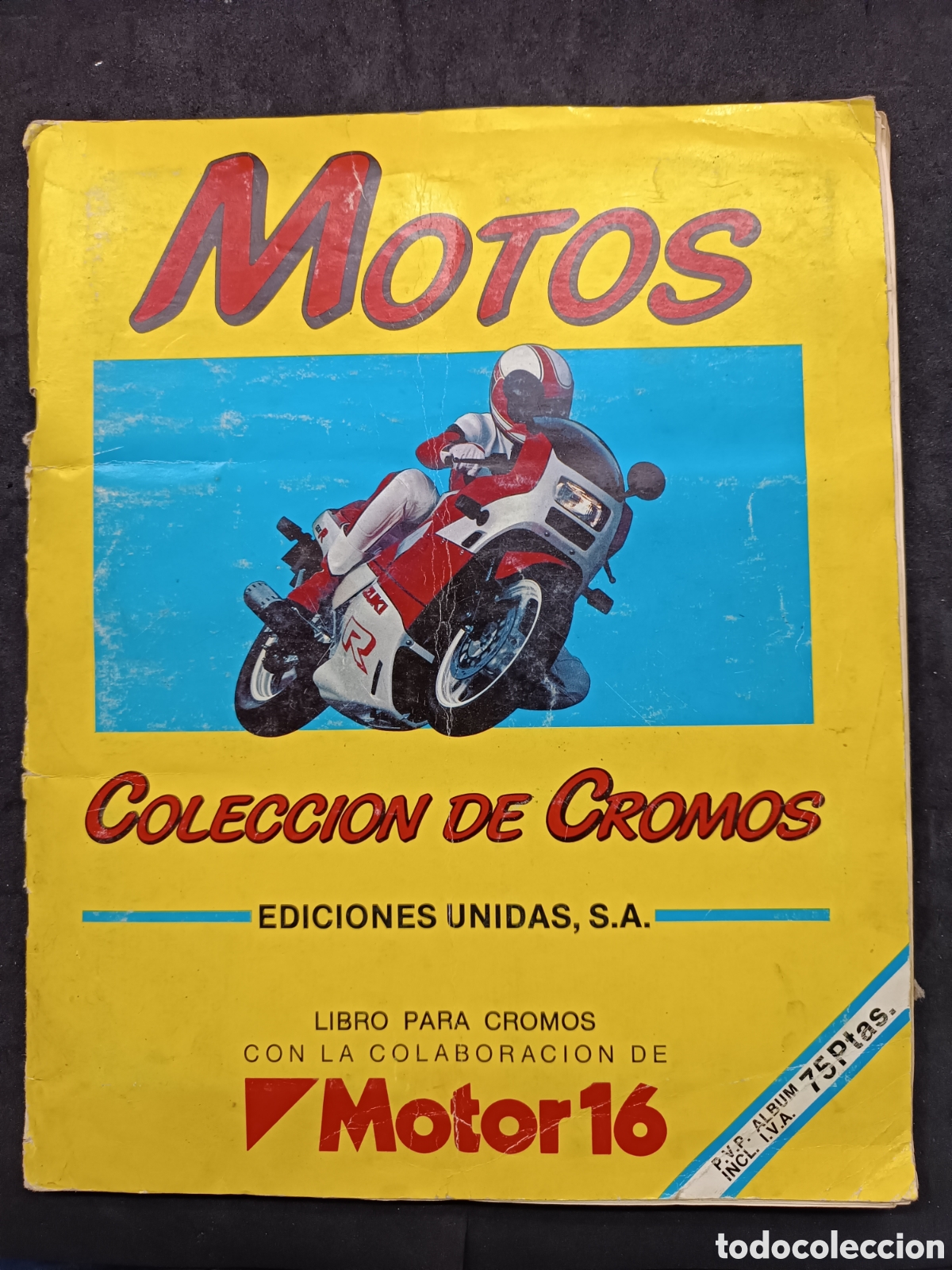 Colecionismo Caderneta: Completo, motos motor 16, ediciones unidas