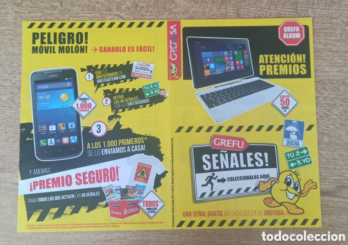 Coleccionismo &aacute;lbum: Colecci&oacute;n completa Grefusa Se&ntilde;ales. 2015 - Foto 2