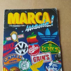 Coleccionismo Álbum: MARCAMANIA COMPLETO 205 CROMOS REAL MADRID BARCELONA CHICAGO BULLS COCA-COLA -TRAS. Lote 401582689