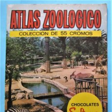 Coleccionismo Álbum: ÁLBUM COMPLETO. ATLAS ZOOLÓGICO. CHOCOLATES SULTANA, S/F.. Lote 402403549