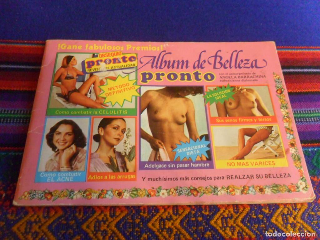 Coleccionismo &Aacute;lbum: &Aacute;LBUM DE BELLEZA COMPLETO 64 CROMOS PEGADOS POR ARRIBA. PRONTO A&Ntilde;OS 70. PEQUE&Ntilde;O FORMATO.