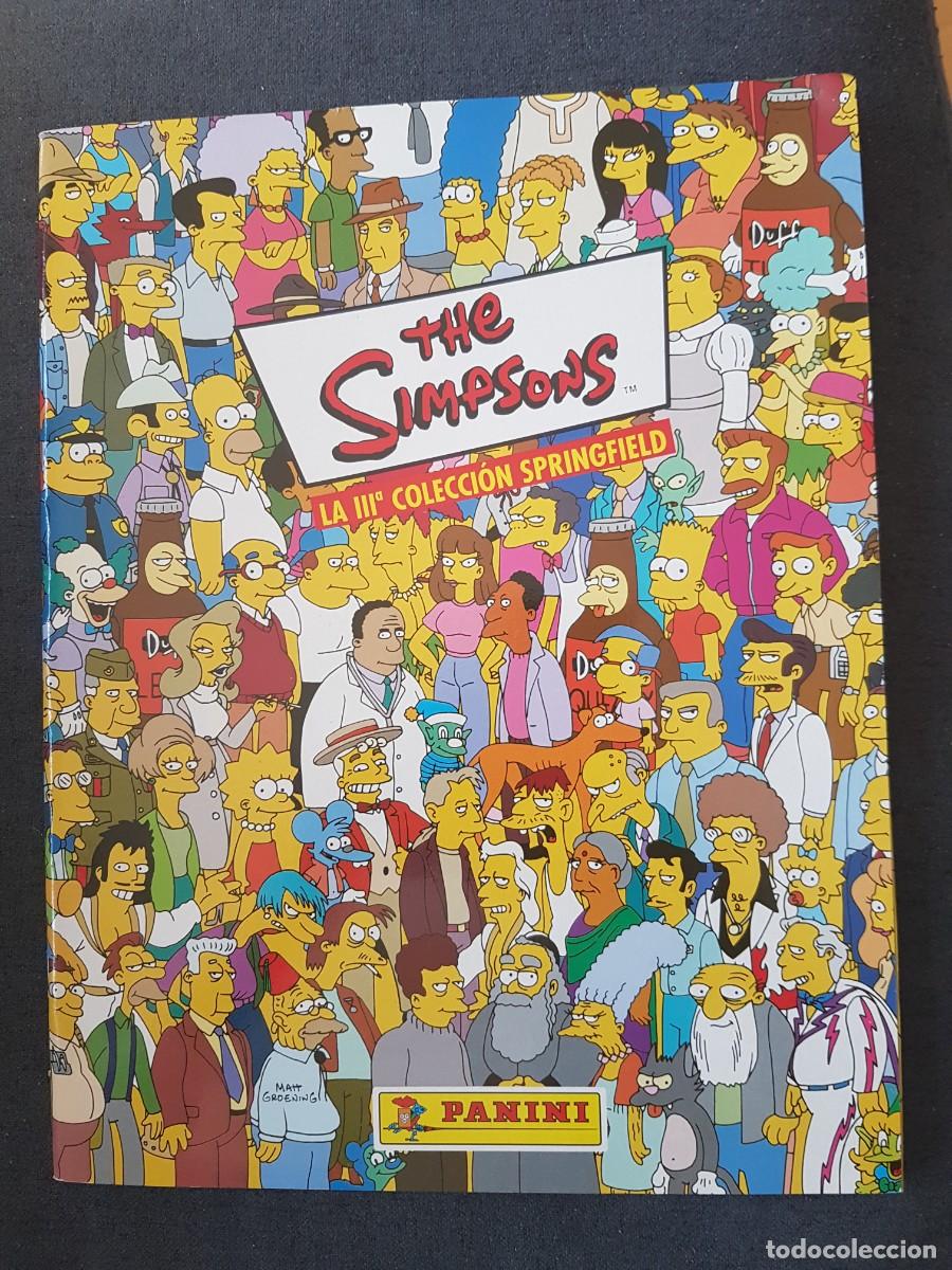 Coleccionismo &aacute;lbum: Simpsons &aacute;lbum III Springfield completo impecable - Foto 1