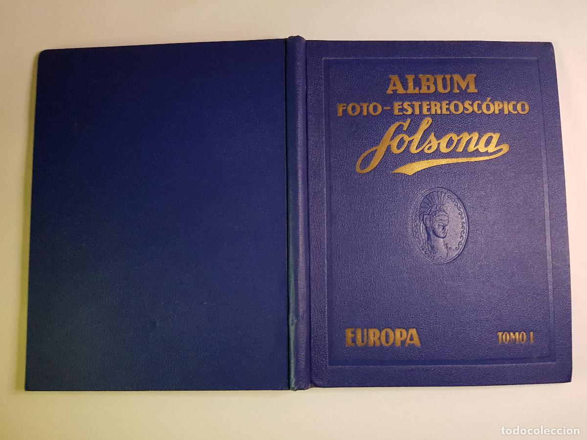 Coleccionismo &Aacute;lbum: ALBUM FOTO ESTEREOSCOPICO SOLSONA - &Aacute;LBUM COMPLETO CON 19 IMAGENES DOBLES