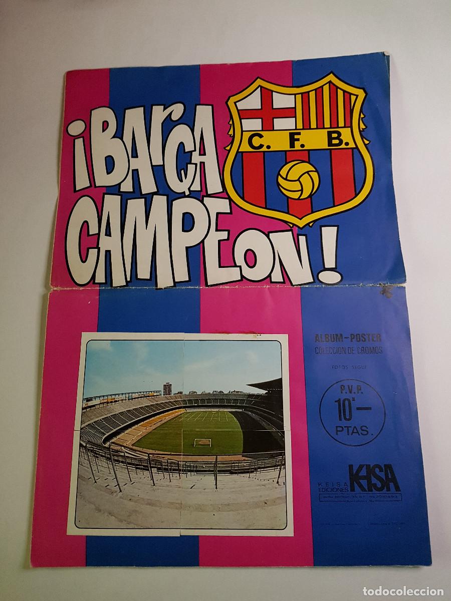 Coleccionismo &Aacute;lbum: KEISA - BAR&Ccedil;A CAMPEON - 1974 74 - POSTER COMPLETO