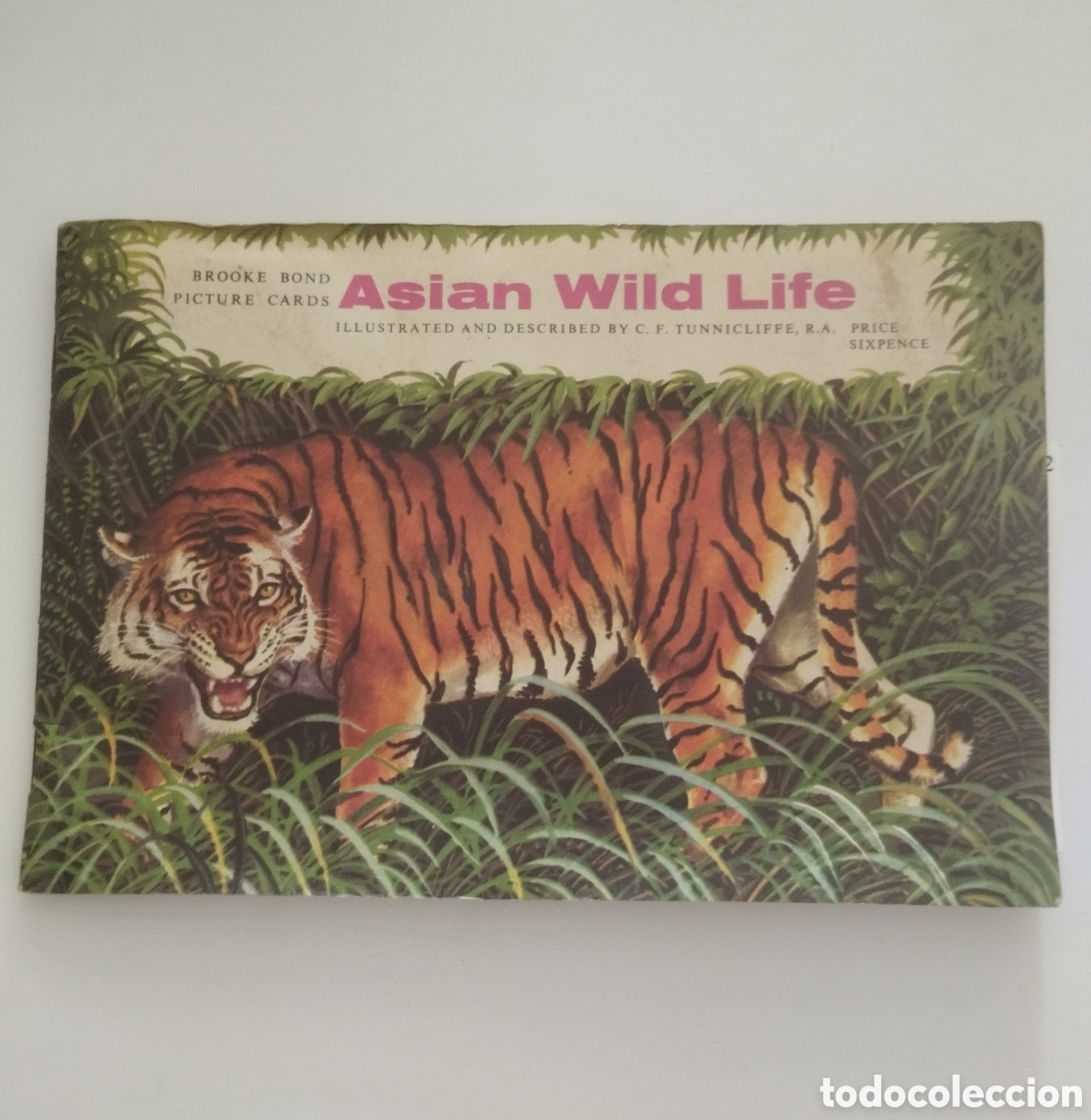 Coleccionismo &Aacute;lbum: &Aacute;lbum de Cromos Completo Asian Wild Life.