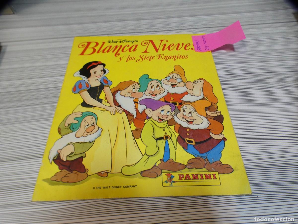 Coleccionismo &Aacute;lbum: ARKANSAS1980 ALBUM CROMOS ESTADO DECENTE BLANCA NIEVES Y LOS SIETE ENANITOS ED PANINI FALTAN 24 CROM