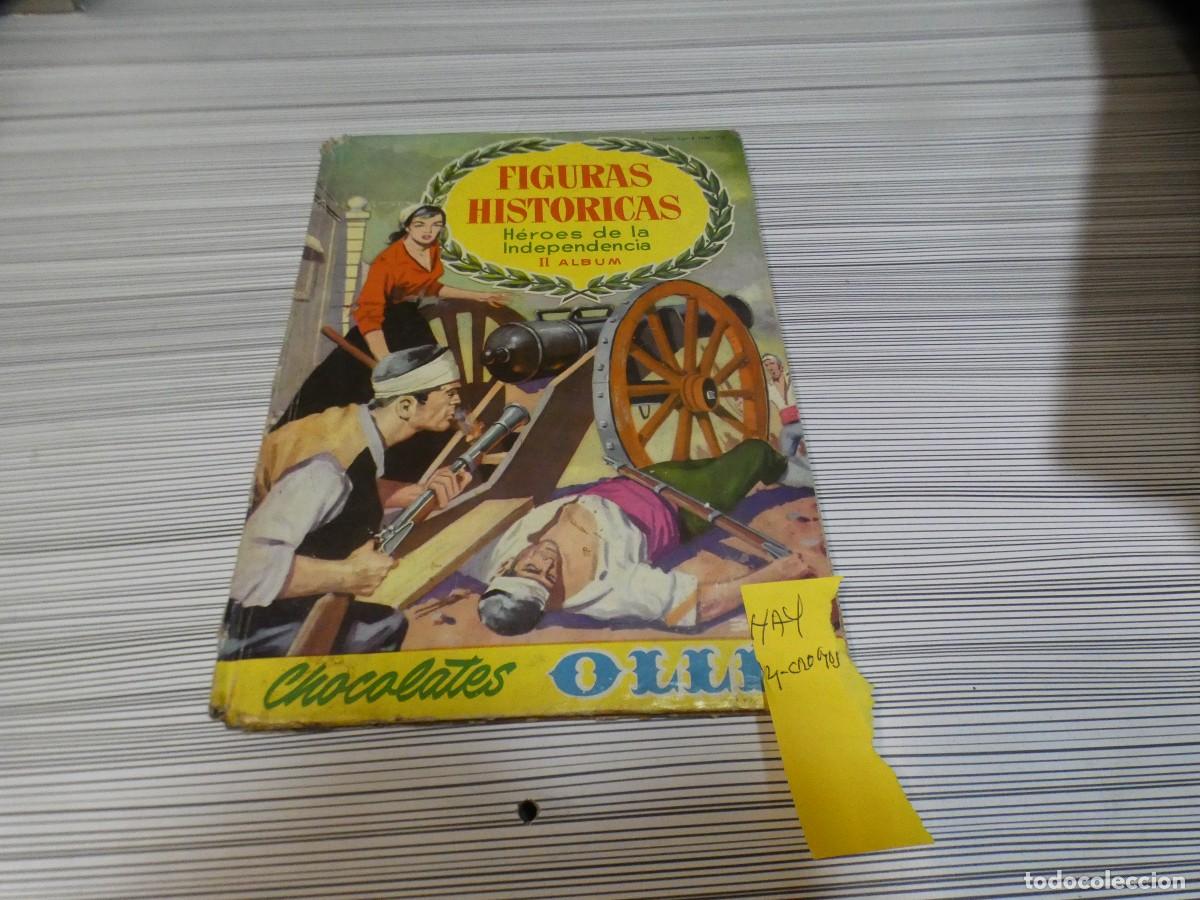 Coleccionismo &Aacute;lbum: ARKANSAS1980 ALBUM CROMOS ESTADO DECENTE FIGURAS HISTORICAS HEROES DE LA INDEPENDENCIA HAY 4 CROMOS