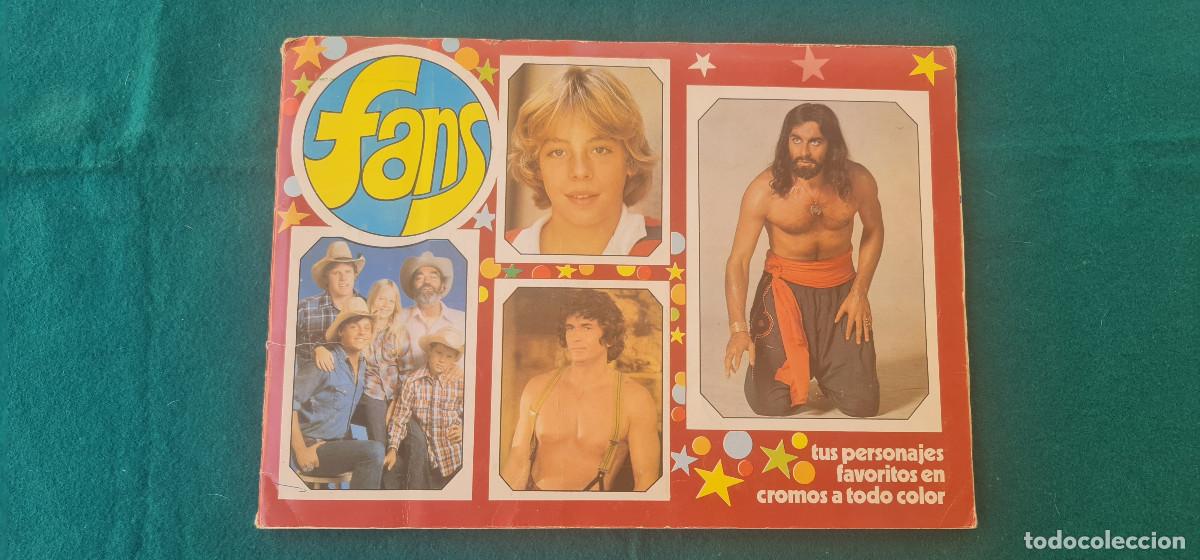 Coleccionismo &Aacute;lbum: ALBUM DE CROMOS FANS - HEROES DE T.V. (COMPLETO)