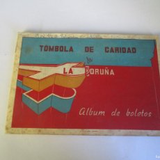 Coleccionismo Álbum: TÓMBOLA DE CARIDAD DE LA CORUÑA ÁLBUM DE BOLETOS W19401