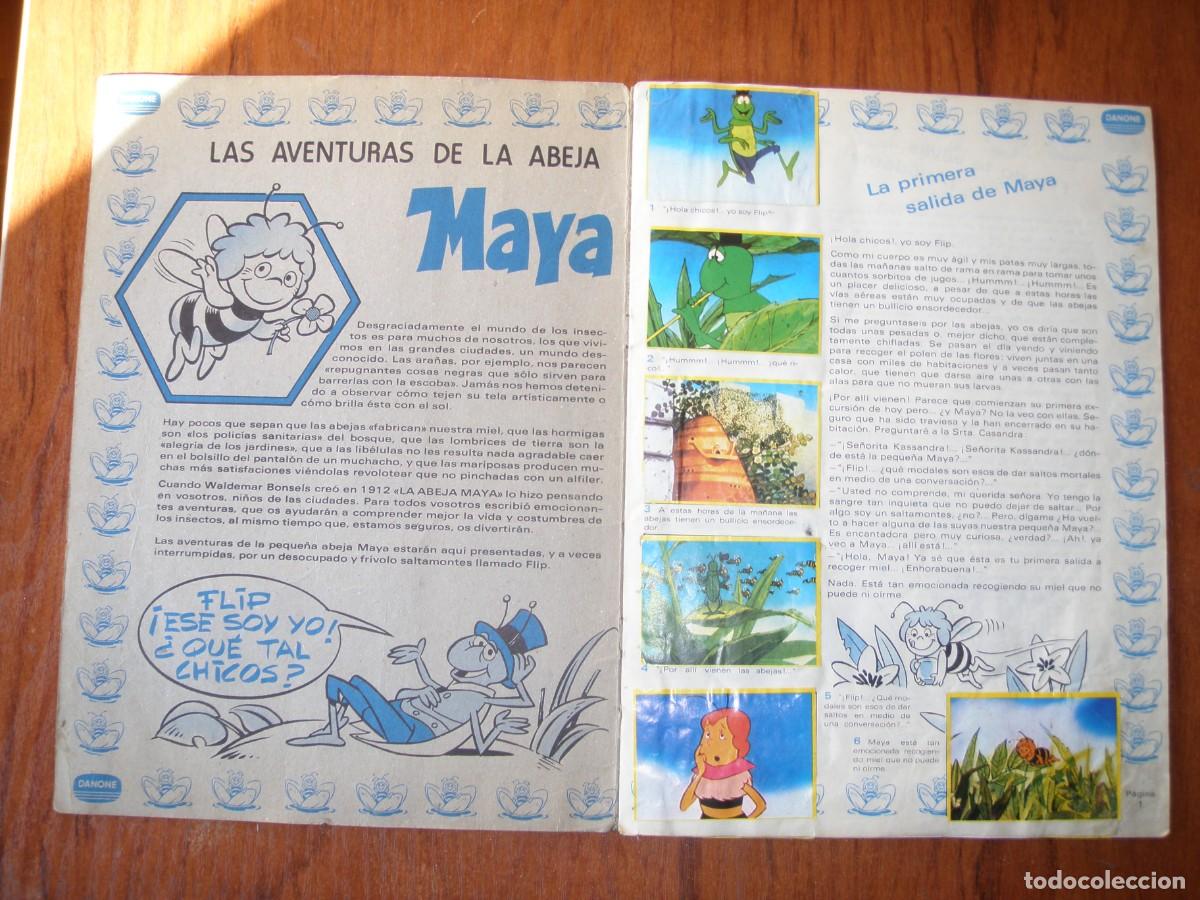 Coleccionismo &aacute;lbum: ALBUN ABEJA MAYA DANONE COMPLETO - Foto 5