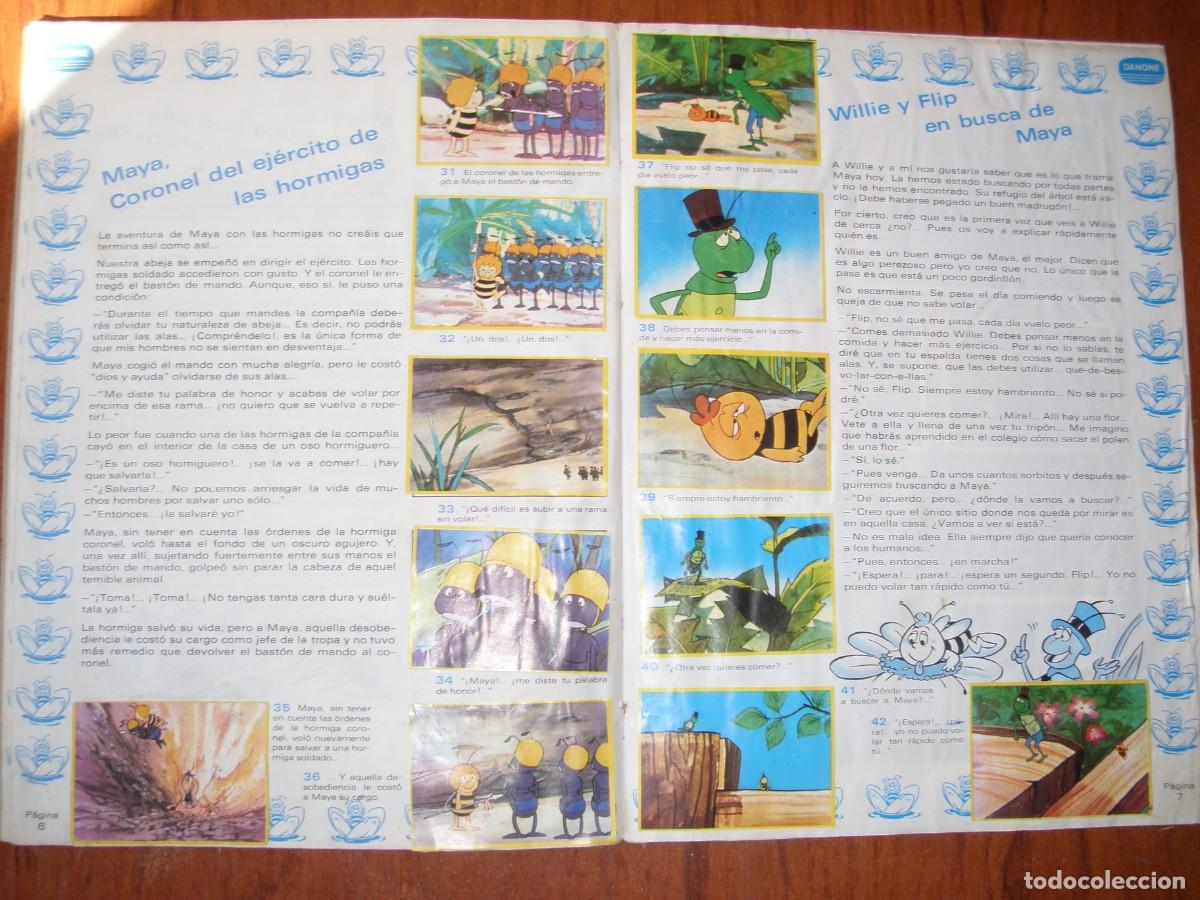 Coleccionismo &aacute;lbum: ALBUN ABEJA MAYA DANONE COMPLETO - Foto 8
