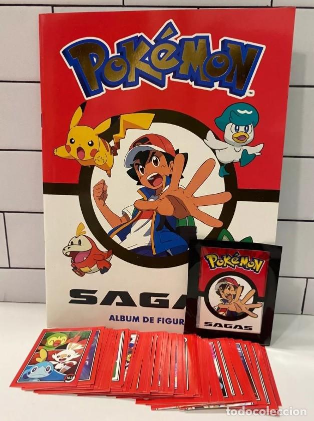 Collectionnisme Album: &Aacute;lbum Completo - Pokemon Sagas - 2023 - Panini + Cromos para completar + Env&iacute;o Gr&aacute;tis