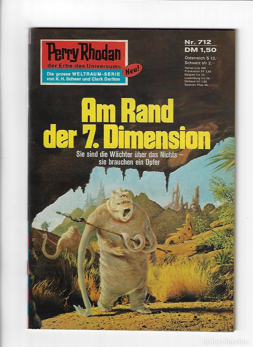 Collectionnisme Album: Perry Rhodan. Der Erbe des universums. 712. El heredero del universo. Ciencia ficci&oacute;n en alem&aacute;n.