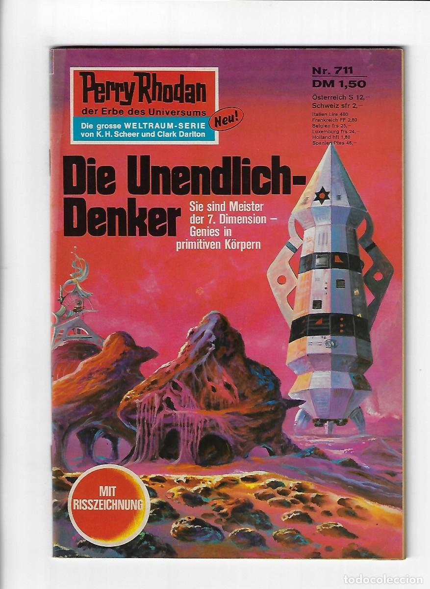 Collectionnisme Album: Perry Rhodan. Der Erbe des universums. 711. El heredero del universo. Ciencia ficci&oacute;n en alem&aacute;n.