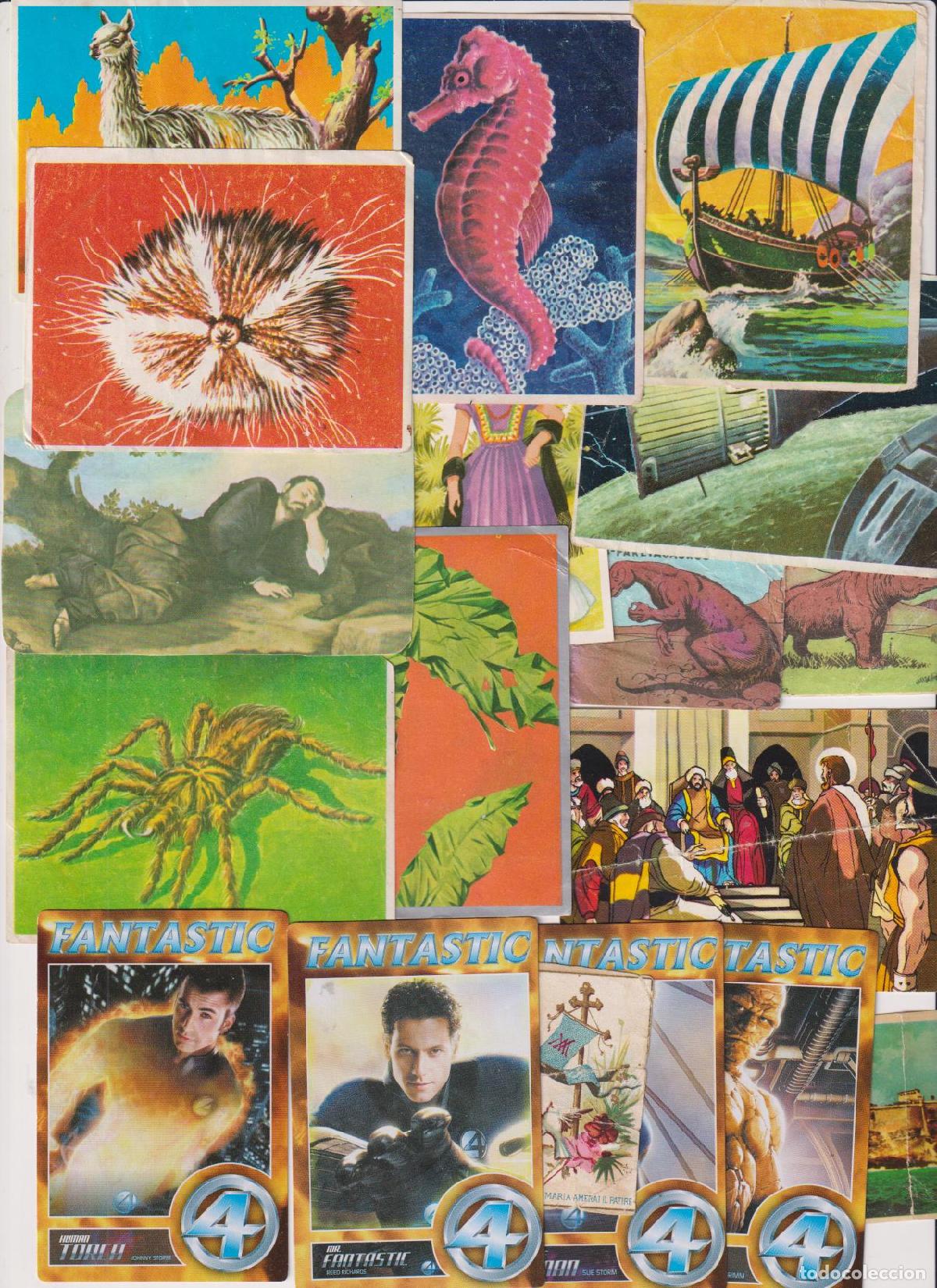 Coleccionismo &aacute;lbum: Lote de 18 cromos varios - Foto 1