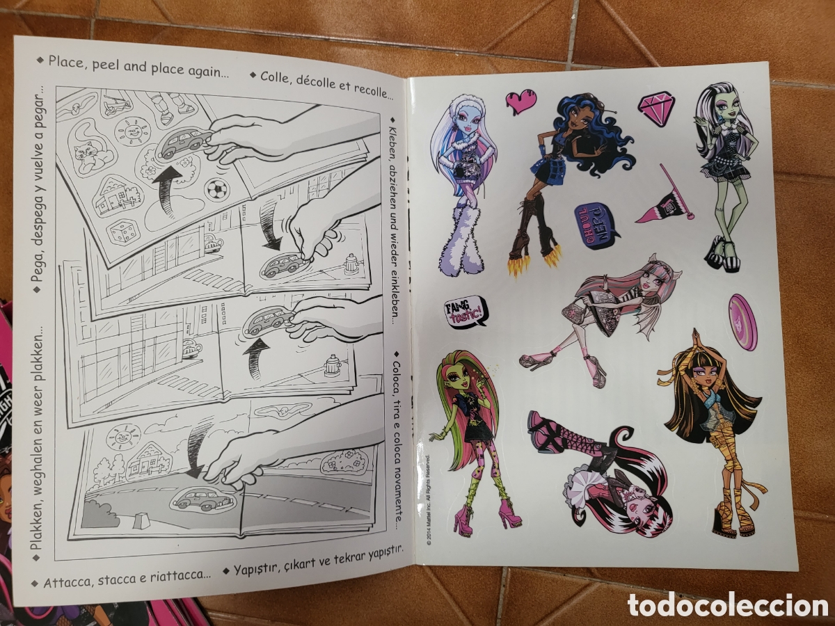 Coleccionismo &aacute;lbum: MONSTER HIGH STICK & STACK -. PANINI 2014. Nuevo sin estrenar - Foto 3