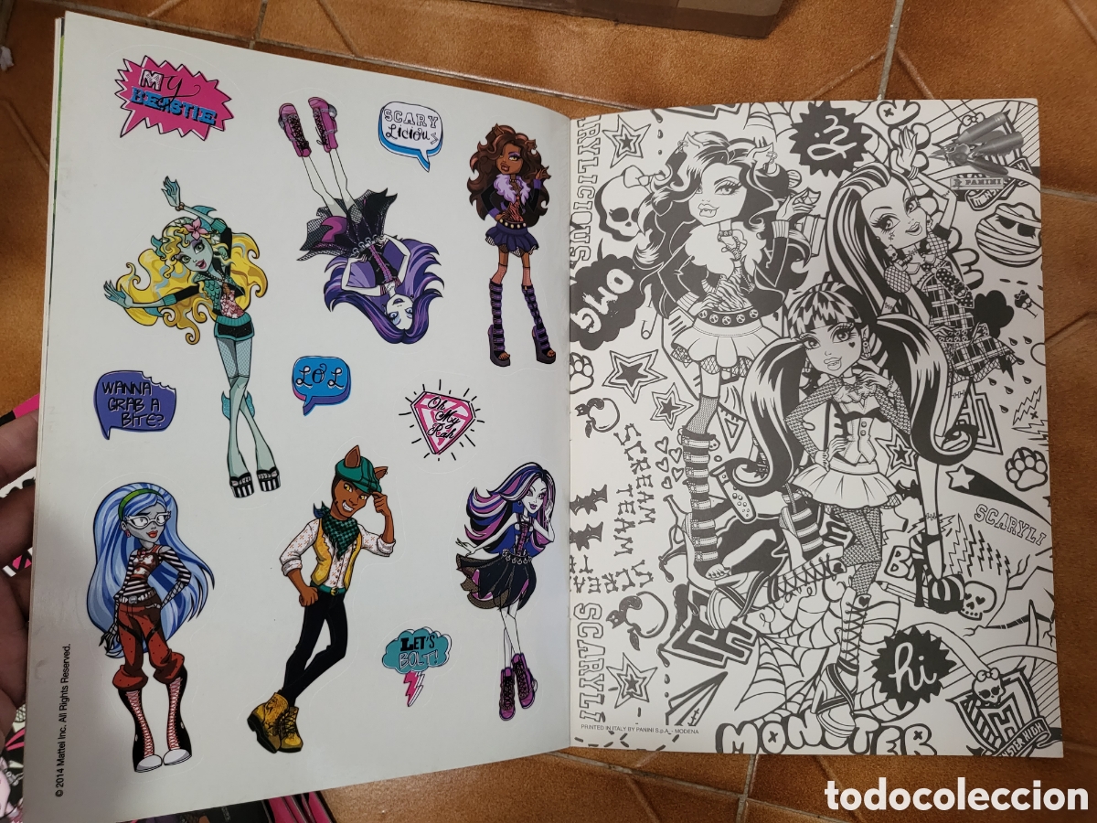 Coleccionismo &aacute;lbum: MONSTER HIGH STICK & STACK -. PANINI 2014. Nuevo sin estrenar - Foto 2