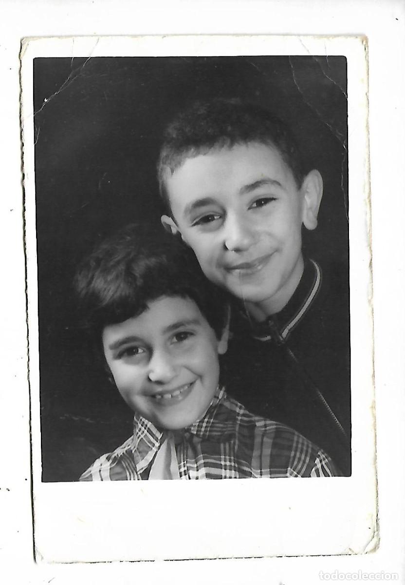 Collectionnisme Album: E200- DOS HERMANOS FOTOGRAFIA ANTIGUA DE 1.972 - - 15 X 10 Cmts.