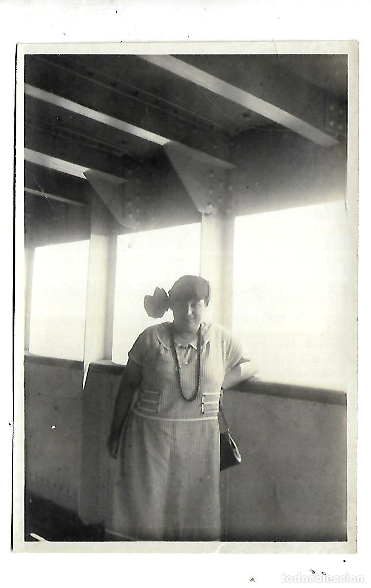 Collectionnisme Album: E200- FOTOGRAFIAS ANTIGUAS -DE UNA DAMA EN BARCO - 11,5 X 8,5 Cmts.