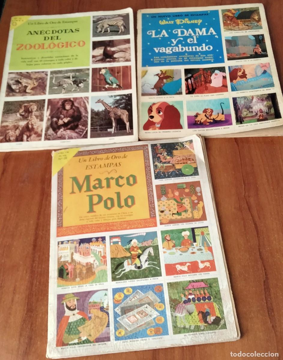 Collectionnisme Album: Tres &aacute;lbumes de cromos estampas completos