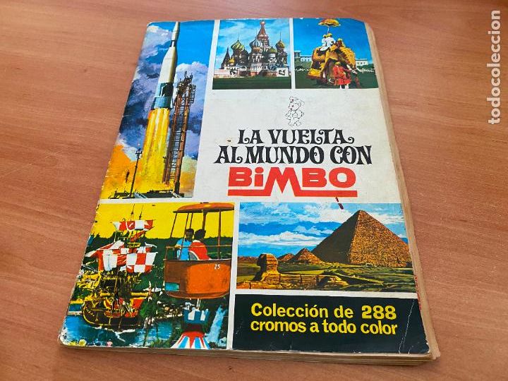 Colecionismo Caderneta: LA VUELTA AL MUNCO CON BIMBO ALBUM COMPLETO A FALTA DE UN CROMO (COIB223)
