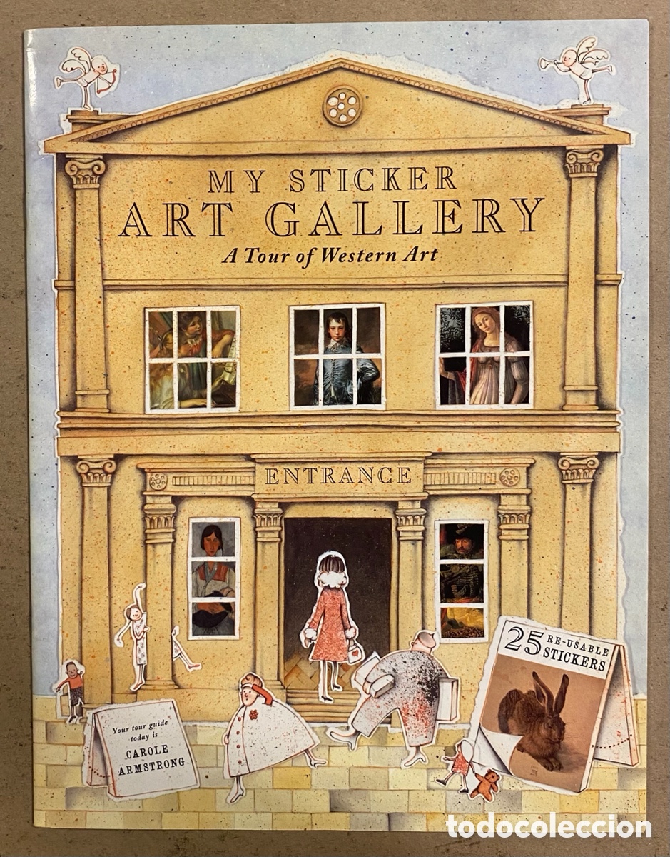 Collezionismo &Aacute;lbum: MY STICKER ART GALLERY, A TOUR OF WESTERN ART. 25 RE-USABLE STICKERS. &Aacute;LBUM CROMOS