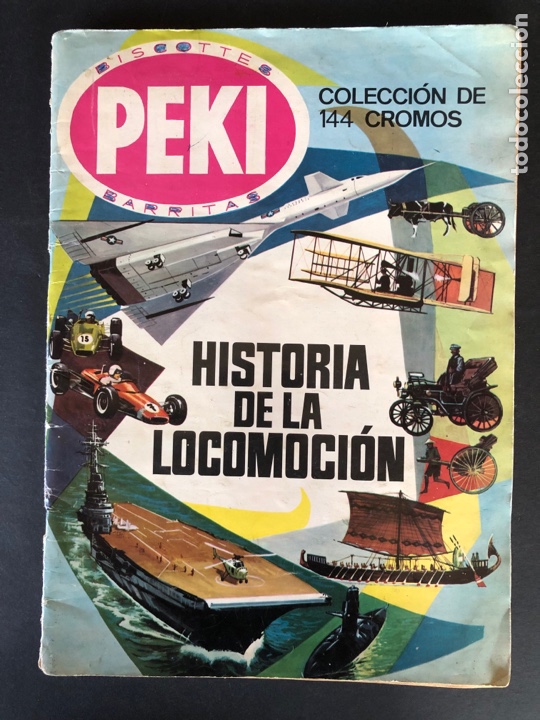 Collezionismo &Aacute;lbum: HISTORIA DE LA LOCOMOCI&Oacute;N - BISCOTTES PEKI - 8 PTAS. - COMPLETO 140 CROMOS -