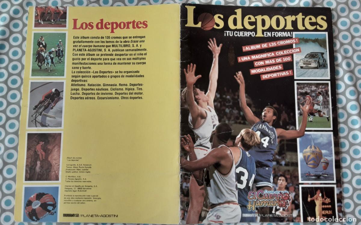 Collezionismo &Aacute;lbum: Los deportes, tu cuerpo en forma, &aacute;lbum completo 135 cromos