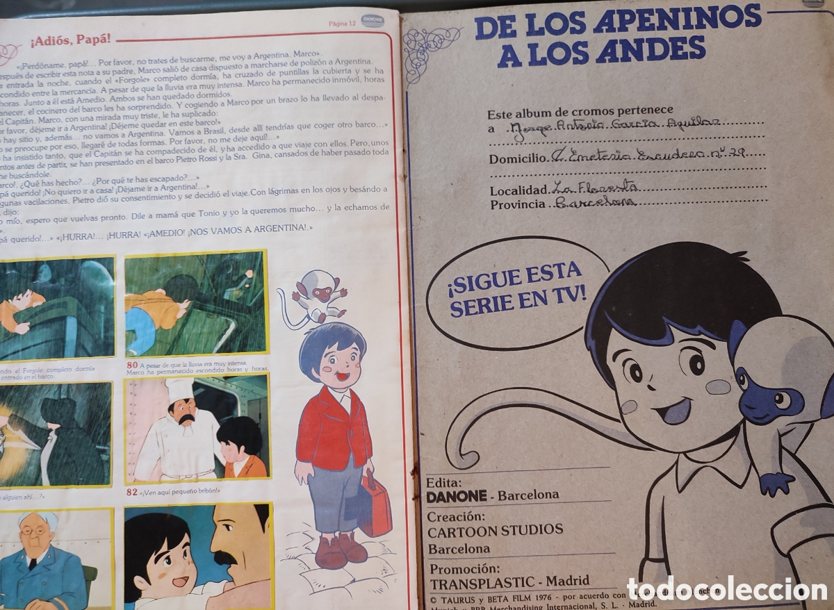 Coleccionismo &aacute;lbum: &Aacute;lbum de MARCO .Danone .Completo - Foto 5