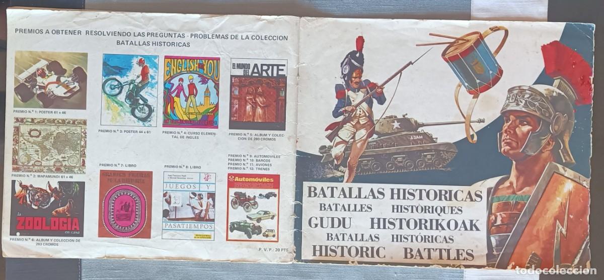 Collezionismo &Aacute;lbum: Batallas hist&oacute;ricas &Aacute;lbum completo 1974