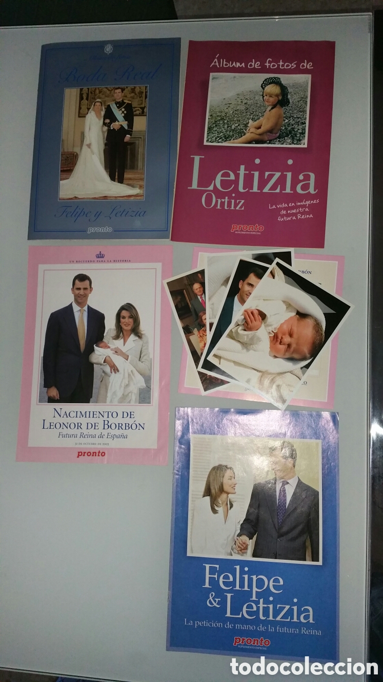 Collectionnisme Album: Felipe y Leticia. Lote &aacute;lbum de fotos, &rdquo; boda real &rdquo; , revista pronto.( completos ).