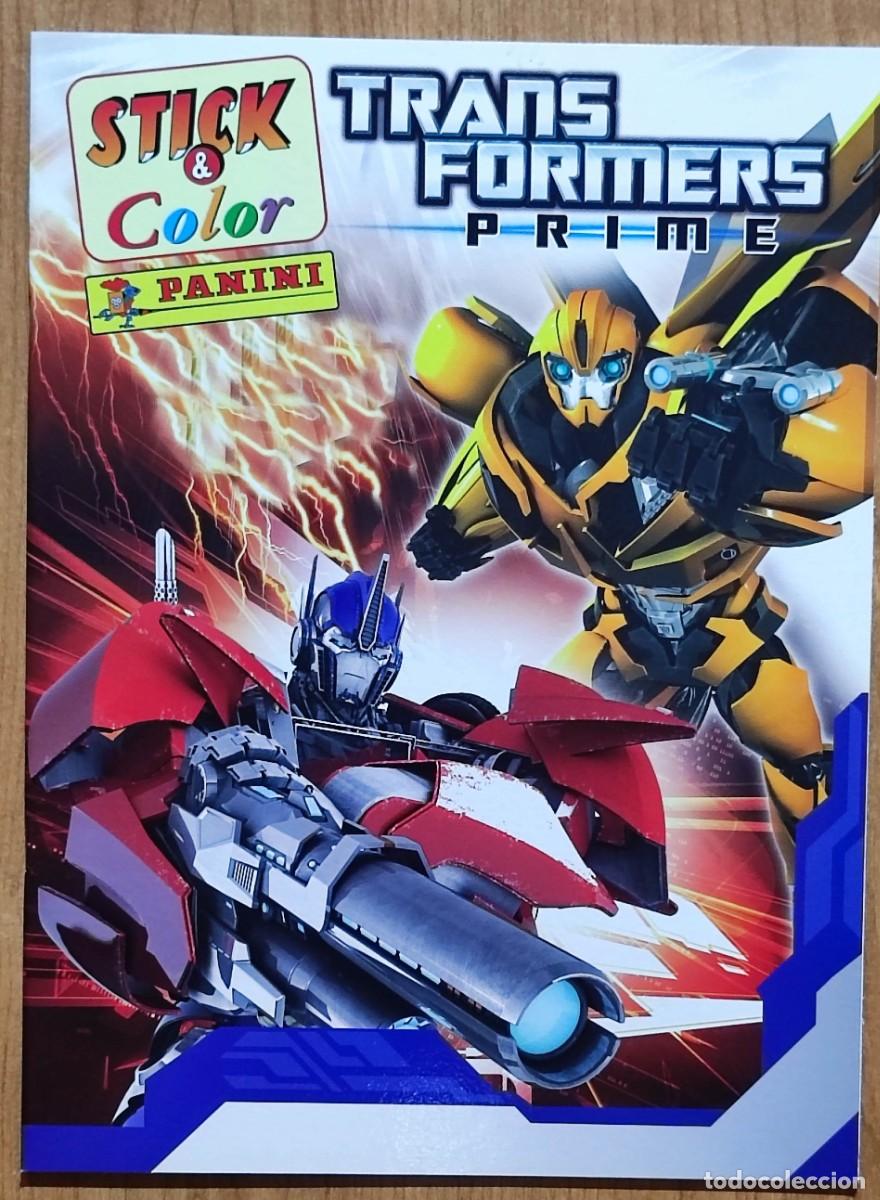 Coleccionismo &aacute;lbum: STICK & COLOR TRANSFORMERS PRIME - EDITORIAL PANINI 2011. - Foto 1