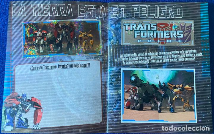 Coleccionismo &aacute;lbum: Transformers Prime - Panini (2012) &iexcl;Completo e impecable! - Foto 2