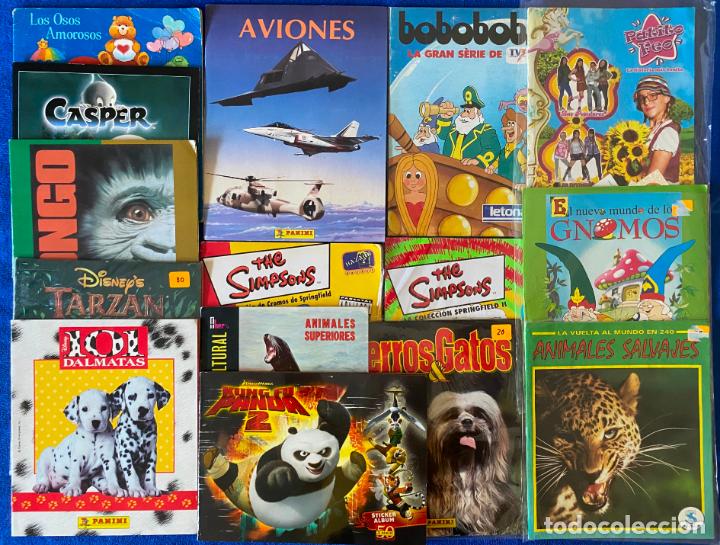 Colecionismo Caderneta: Lote de 15 &aacute;lbumes completos en buen estado - Panini y otras