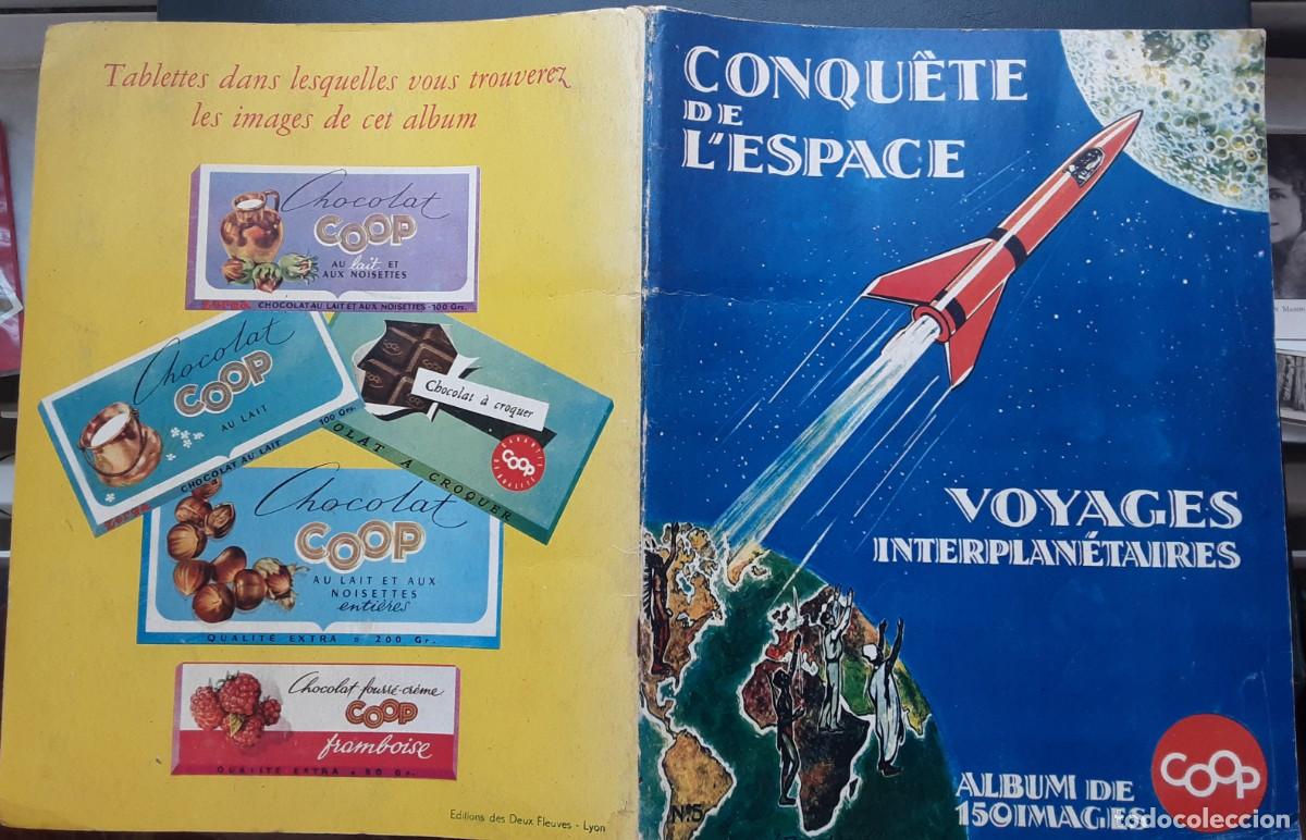 Colecionismo Caderneta: Conquete de l'espace , voyages interplanetaires, &aacute;lbum franc&eacute;s completo con 150 cromos, a&ntilde;os 60