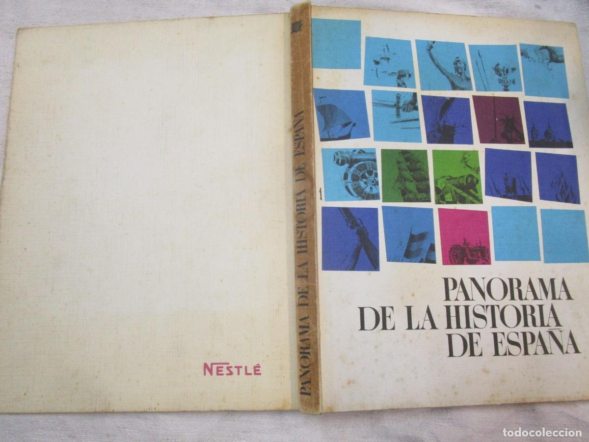 Colecionismo Caderneta: Panorama de la historia de Espa&ntilde; -. Nestl&eacute; 1965 72 pag. Album de 96, cromos falta 1 el n&ordm; 61 +info
