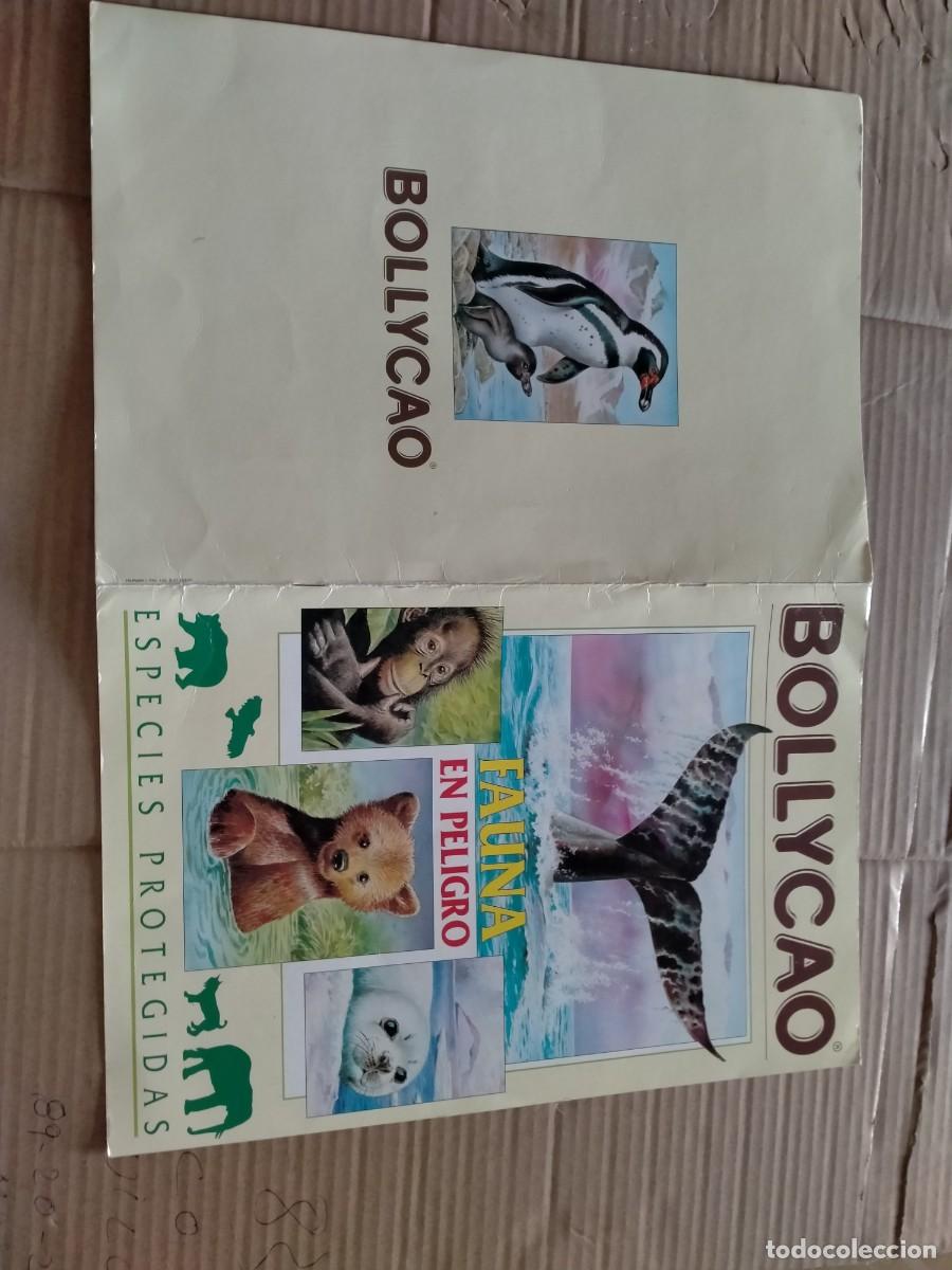 Colecionismo Caderneta: album de cromos de bollycao-fauna en peligro completo