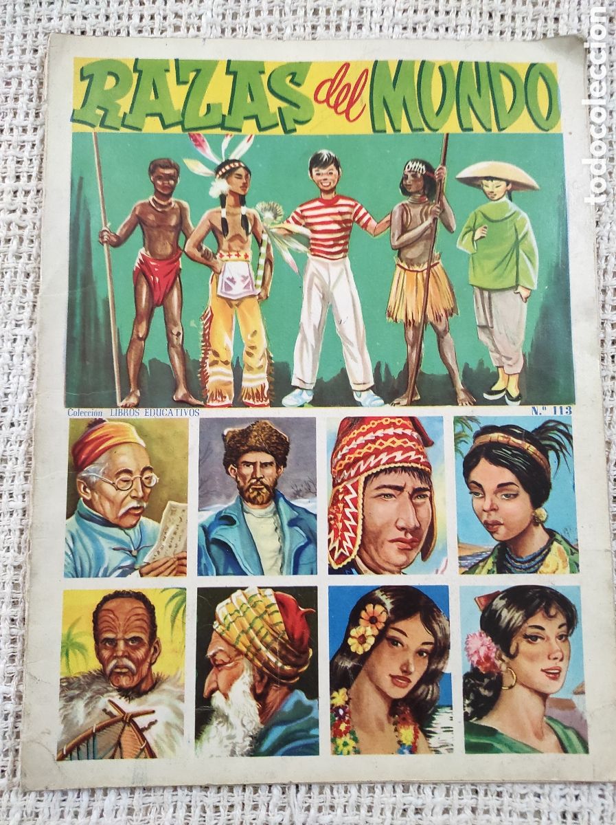 Colecionismo Caderneta: ALBUM DE CROMOS RAZAS DEL MUNDO -EDITORIAL FHER 1961 -COMPLETO
