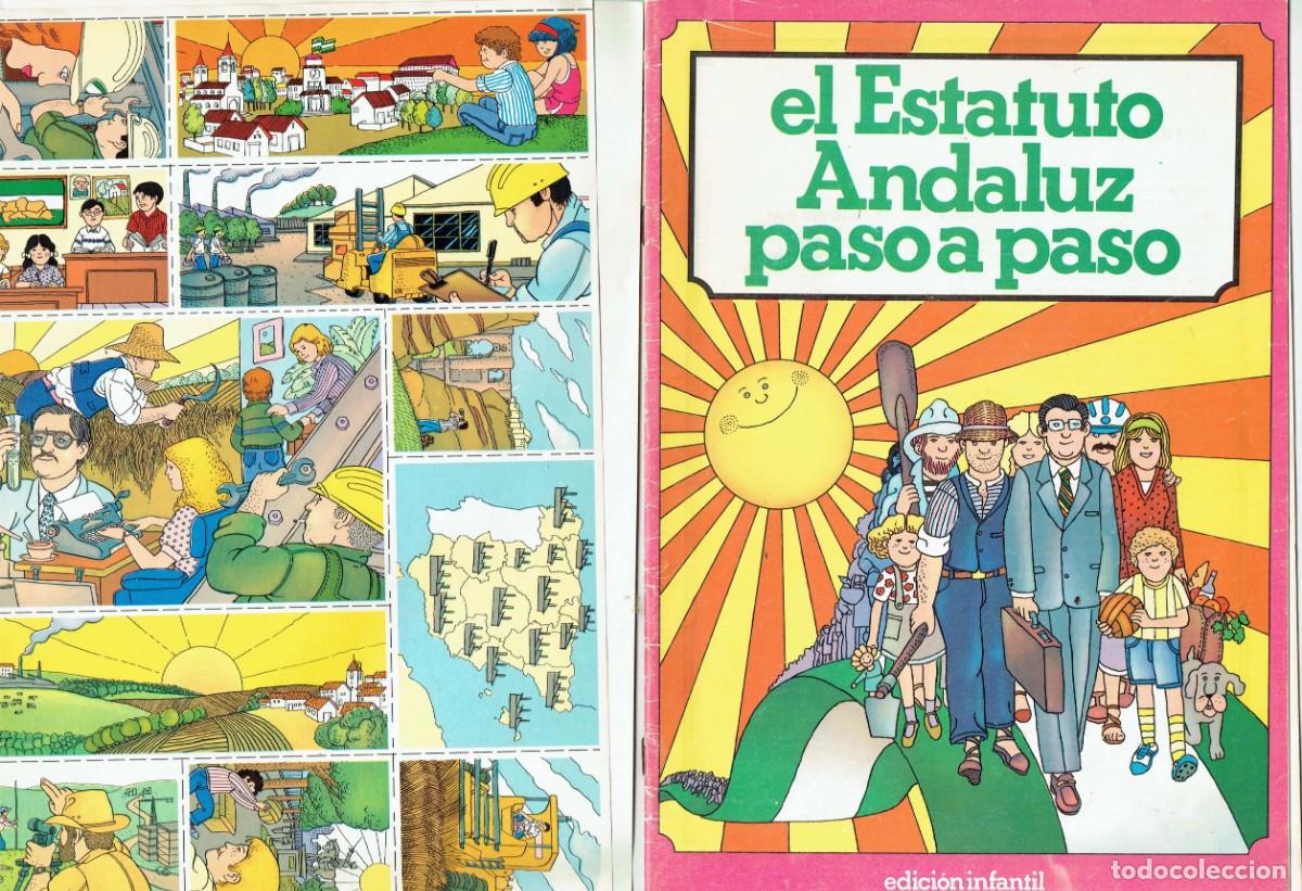 Colecionismo Caderneta: EL ESTATUTO ANDALUZ PASO A PASO. CON LOS CROMOS PARA PEGAR. (P/D13)