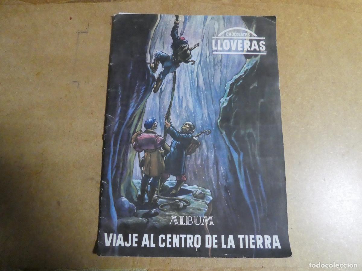Colecionismo Caderneta: album completo Viaje al centro de la tierra de chocolates LLoveras