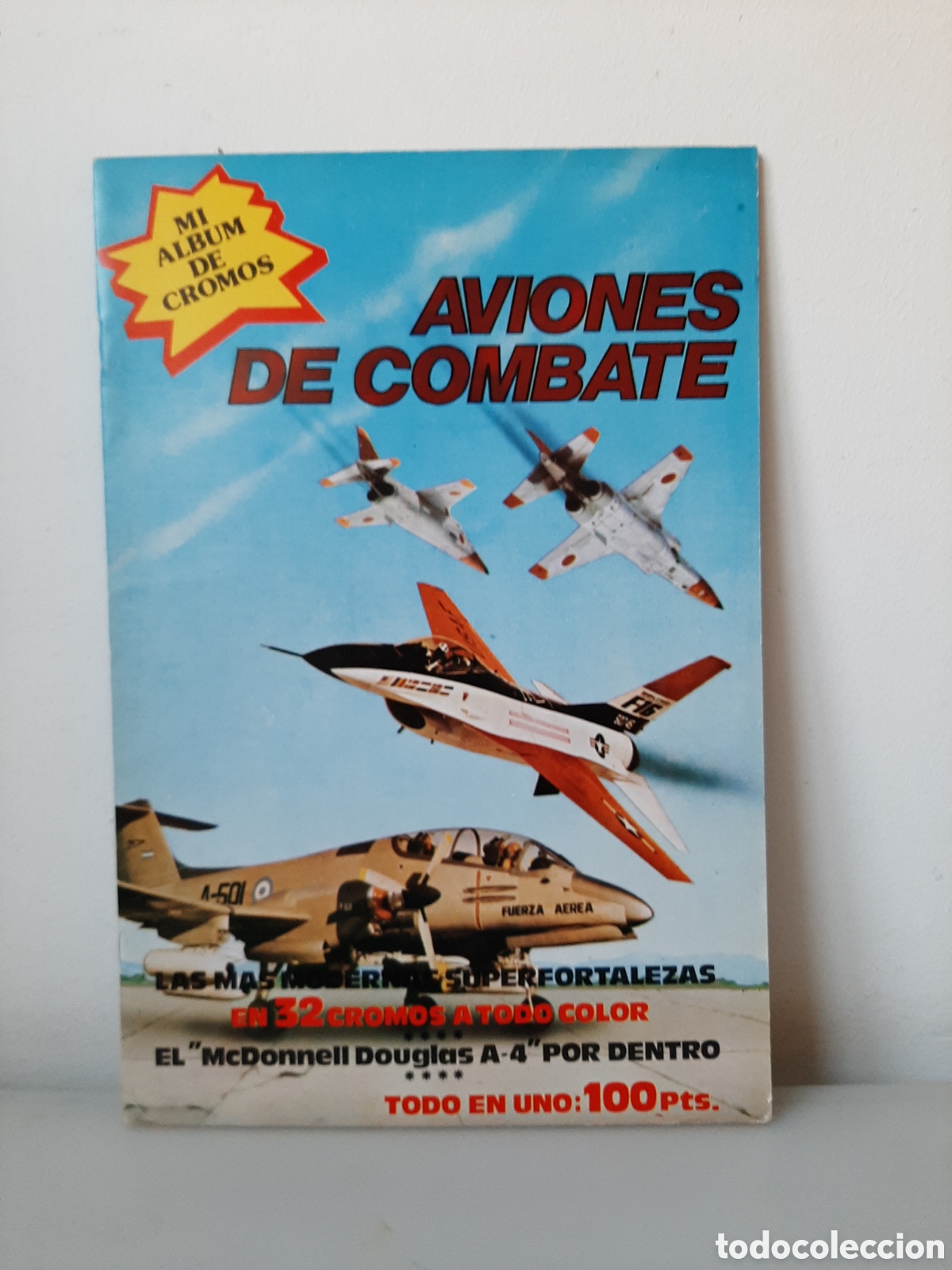 Coleccionismo &aacute;lbum: AVIONES DE COMBATES. 1979. Completo. - Foto 1
