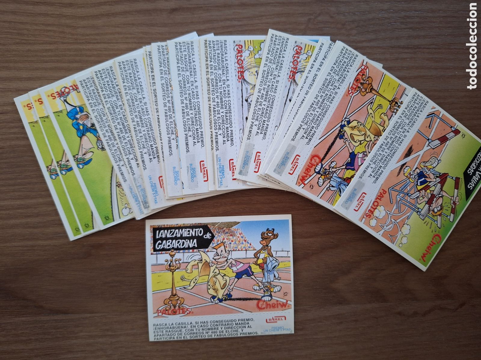 Collezionismo &Aacute;lbum: CROMOS DE PORTIVOS CHICLES CHEIW , PALOTES DAMMEL. COMPLETA Y MAS